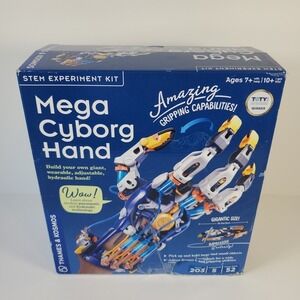 Thames & Kosmos 620501 Mega Cyborg Hand Kit - New Damaged Box READ